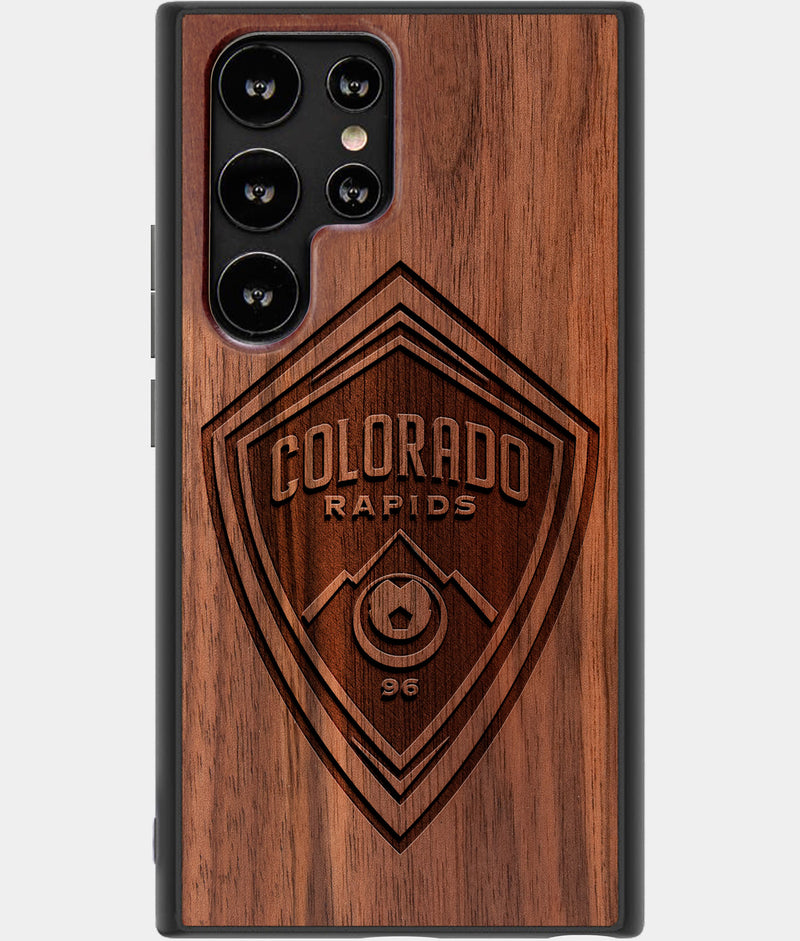 Best Wood Colorado Rapids Samsung Galaxy S22 Ultra Case - Custom Engraved Cover - Engraved In Nature