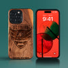Custom D.C. United iPhone 15/15 Pro/15 Pro Max/15 Plus Case - Carved Wood D.C. United Cover