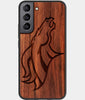 Best Wood Denver Broncos Galaxy S22 Case - Custom Engraved Cover - Engraved In Nature