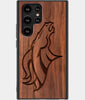 Best Wood Denver Broncos Samsung Galaxy S23 Ultra Case - Custom Engraved Cover - Engraved In Nature