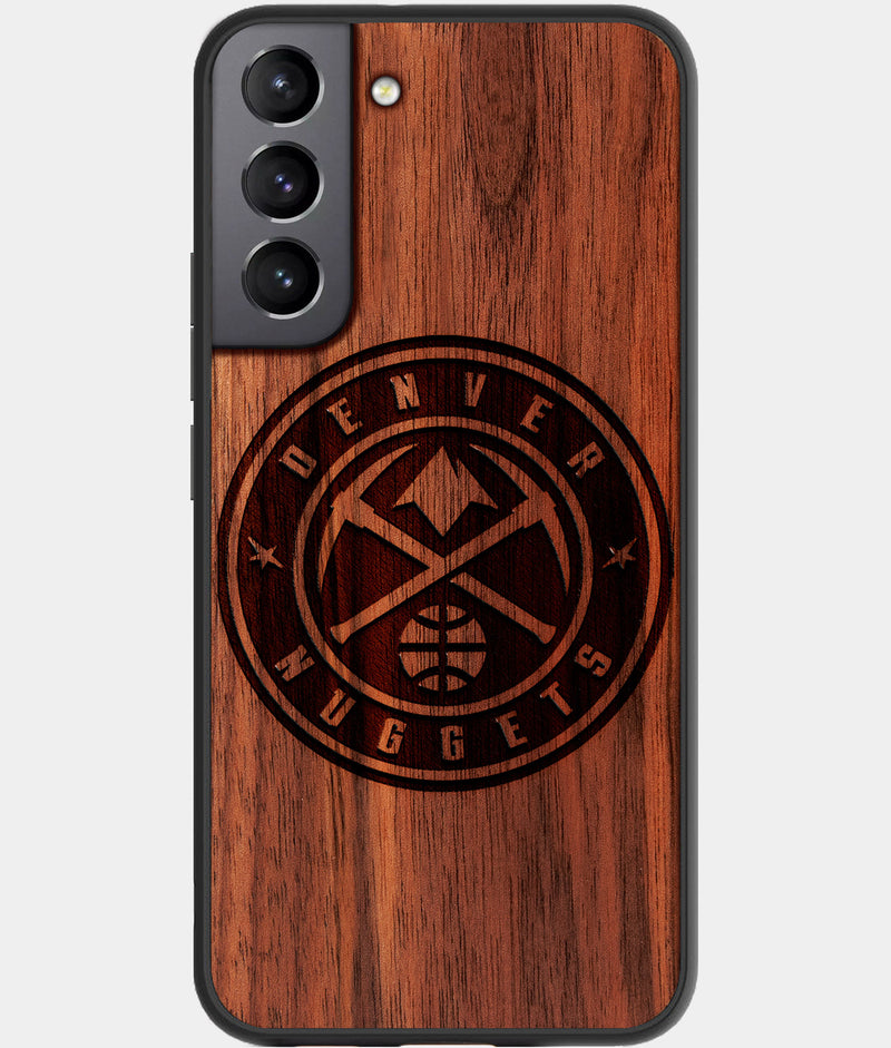 Best Wood Denver Nuggets Galaxy S22 Case - Custom Engraved Cover - Engraved In Nature