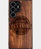 Best Wood Detroit Pistons Samsung Galaxy S24 Ultra Case - Custom Engraved Cover - Engraved In Nature