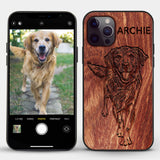 Best Wood Winnipeg Jets iPhone 13 Case | Custom Winnipeg Jets Gift | Walnut Species Cover - Engraved In Nature
