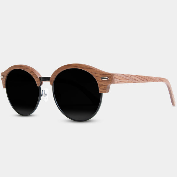 Best Custom Engraved Browline Oak Wood Sunglasses | Yosemite - Engraved In Nature