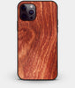 Best Custom Engraved Mahogany Wood iPhone 12 Pro Max Case - Engraved In Nature