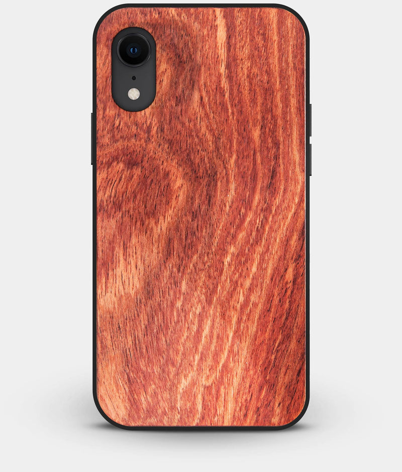Best Custom Engraved Mahogany Wood iPhone XR Case - Engraved In Nature