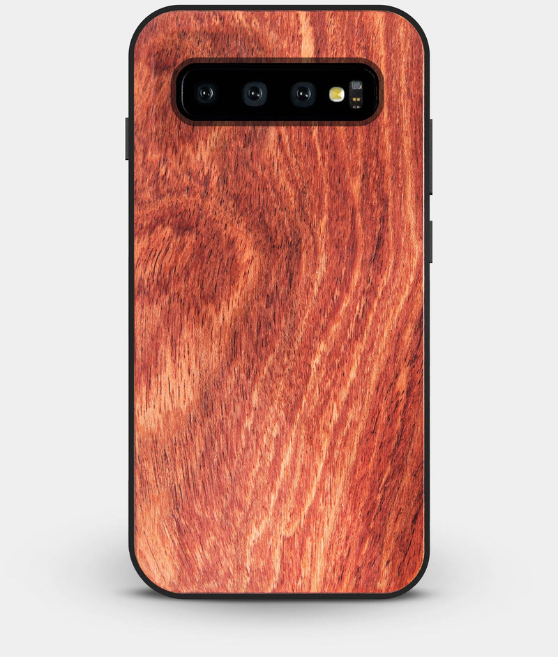 Best Custom Engraved Mahogany Wood Galaxy S10 Plus Case - Engraved In Nature