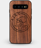 Best Custom Engraved Walnut Wood AFC Ajax Galaxy S10 Case - Engraved In Nature