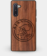 Best Custom Engraved Walnut Wood AFC Ajax Note 10 Case - Engraved In Nature