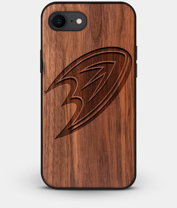 Best Custom Engraved Walnut Wood Anaheim Ducks iPhone 7 Case - Engraved In Nature