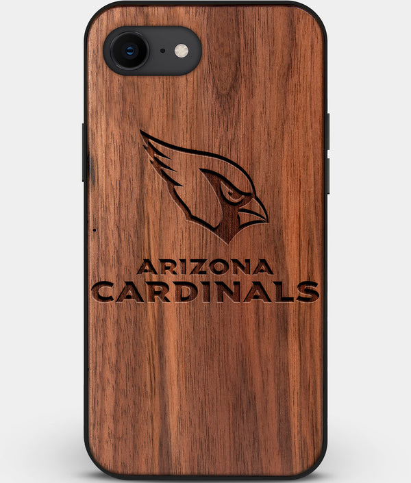 Best Custom Engraved Walnut Wood Arizona Cardinals iPhone SE Case - Engraved In Nature