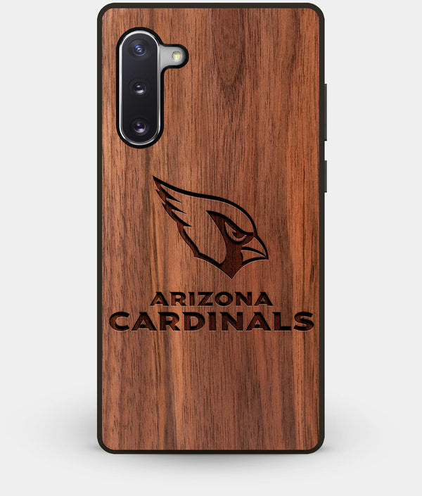 Best Custom Engraved Walnut Wood Arizona Cardinals Note 10 Case - Engraved In Nature