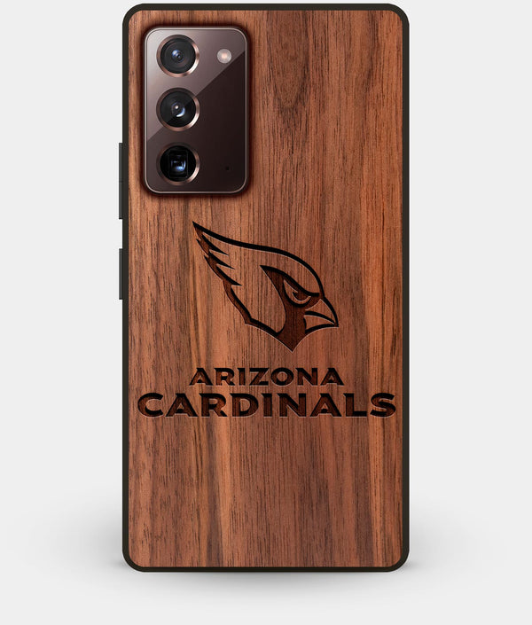 Best Custom Engraved Walnut Wood Arizona Cardinals Note 20 Case - Engraved In Nature
