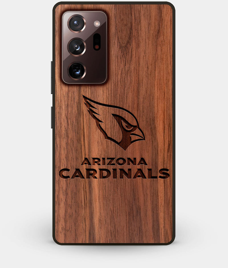 Best Custom Engraved Walnut Wood Arizona Cardinals Note 20 Ultra Case - Engraved In Nature