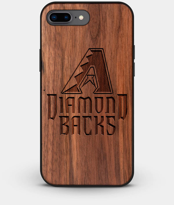 Best Custom Engraved Walnut Wood Arizona Diamondbacks iPhone 7 Plus Case - Engraved In Nature