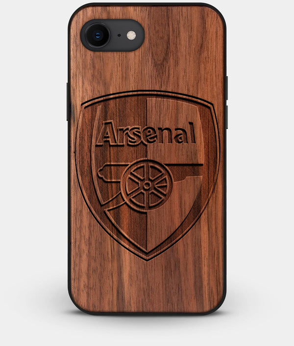 Best Custom Engraved Walnut Wood Arsenal F.C. iPhone 8 Case - Engraved In Nature