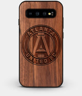 Best Custom Engraved Walnut Wood Atlanta United FC Galaxy S10 Case - Engraved In Nature