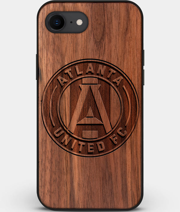 Best Custom Engraved Walnut Wood Atlanta United FC iPhone SE Case - Engraved In Nature