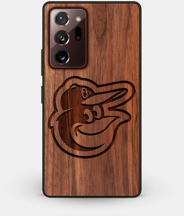 Best Custom Engraved Walnut Wood Baltimore Orioles Note 20 Ultra Case - Engraved In Nature
