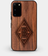 Best Custom Engraved Walnut Wood Borussia Monchengladbach Galaxy S20 Case - Engraved In Nature