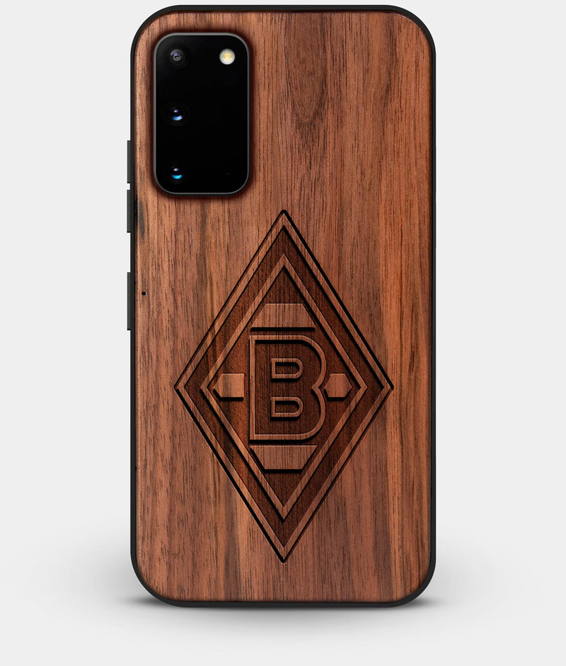 Best Walnut Wood Borussia Monchengladbach Galaxy S20 FE Case - Custom Engraved Cover - Engraved In Nature