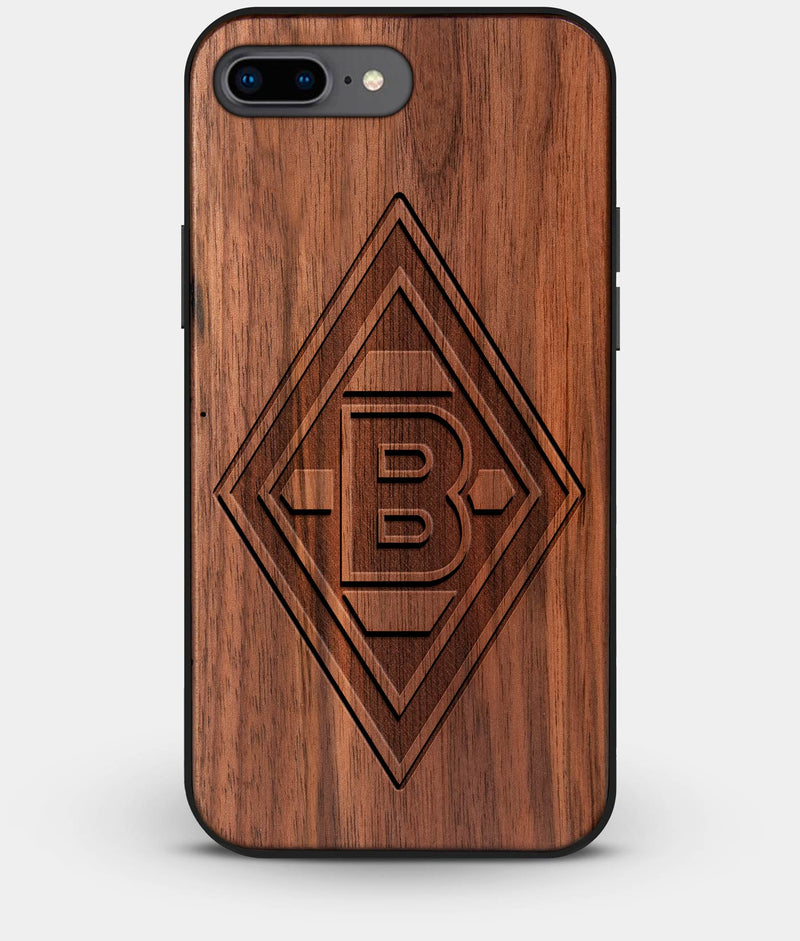 Best Custom Engraved Walnut Wood Borussia Monchengladbach iPhone 8 Plus Case - Engraved In Nature