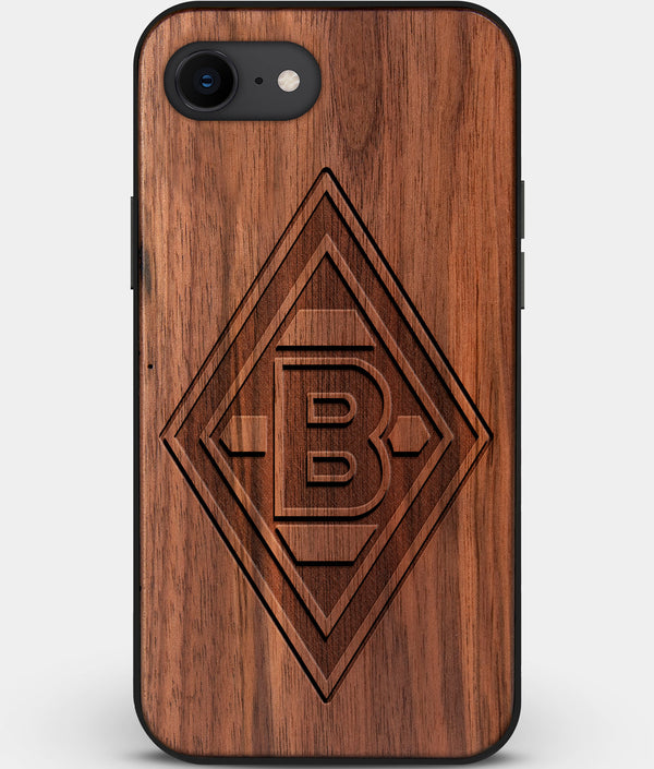 Best Custom Engraved Walnut Wood Borussia Monchengladbach iPhone SE Case - Engraved In Nature