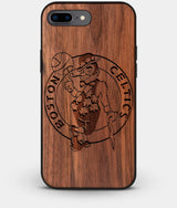 Best Custom Engraved Walnut Wood Boston Celtics iPhone 8 Plus Case - Engraved In Nature