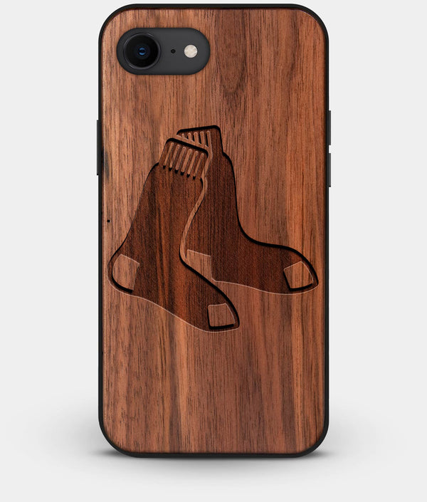 Best Custom Engraved Walnut Wood Boston Red Sox iPhone 7 Case - Engraved In Nature