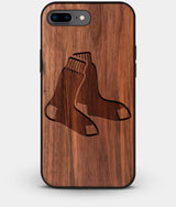 Best Custom Engraved Walnut Wood Boston Red Sox iPhone 7 Plus Case - Engraved In Nature