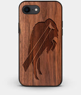 Best Custom Engraved Walnut Wood Buffalo Bills iPhone 8 Case - Engraved In Nature