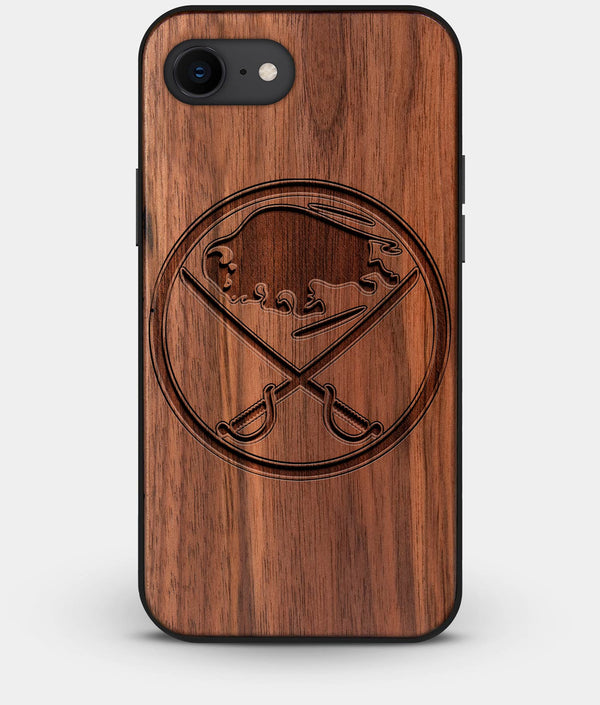 Best Custom Engraved Walnut Wood Buffalo Sabres iPhone 7 Case - Engraved In Nature