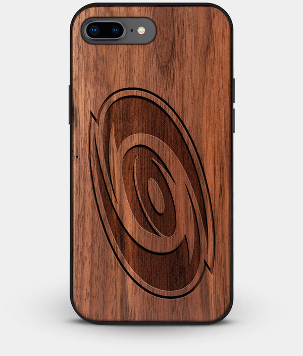 Best Custom Engraved Walnut Wood Carolina Hurricanes iPhone 7 Plus Case - Engraved In Nature