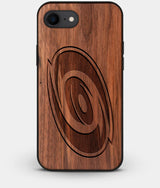 Best Custom Engraved Walnut Wood Carolina Hurricanes iPhone 8 Case - Engraved In Nature