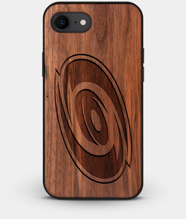 Best Custom Engraved Walnut Wood Carolina Hurricanes iPhone 8 Case - Engraved In Nature
