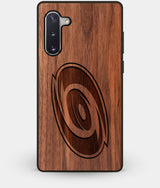 Best Custom Engraved Walnut Wood Carolina Hurricanes Note 10 Case - Engraved In Nature