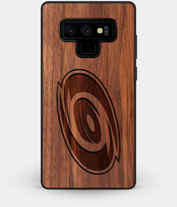 Best Custom Engraved Walnut Wood Carolina Hurricanes Note 9 Case - Engraved In Nature