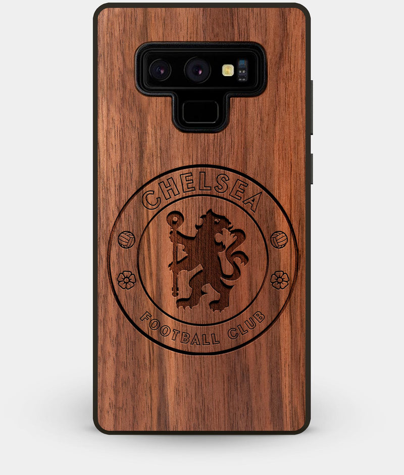 Best Custom Engraved Walnut Wood Chelsea F.C. Note 9 Case - Engraved In Nature