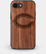 Best Custom Engraved Walnut Wood Chicago Bears iPhone 8 Case - Engraved In Nature