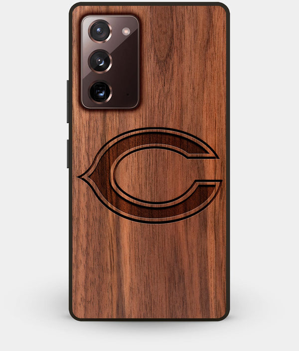 Best Custom Engraved Walnut Wood Chicago Bears Note 20 Case - Engraved In Nature