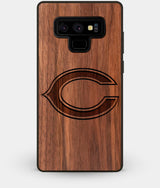 Best Custom Engraved Walnut Wood Chicago Bears Note 9 Case - Engraved In Nature