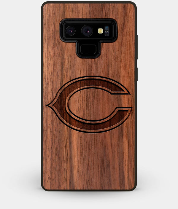 Best Custom Engraved Walnut Wood Chicago Bears Note 9 Case - Engraved In Nature