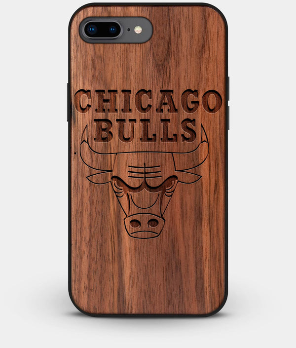 Best Custom Engraved Walnut Wood Chicago Bulls iPhone 7 Plus Case - Engraved In Nature