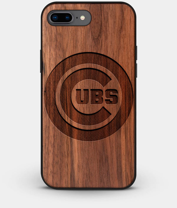 Best Custom Engraved Walnut Wood Chicago Cubs iPhone 7 Plus Case - Engraved In Nature