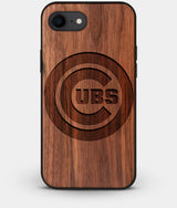 Best Custom Engraved Walnut Wood Chicago Cubs iPhone 8 Case - Engraved In Nature