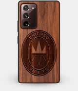 Best Custom Engraved Walnut Wood Chicago Fire SC Note 20 Case - Engraved In Nature