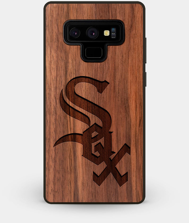 Best Custom Engraved Walnut Wood Chicago White Sox Note 9 Case - Engraved In Nature