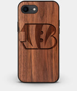 Best Custom Engraved Walnut Wood Cincinnati Bengals iPhone 7 Case - Engraved In Nature