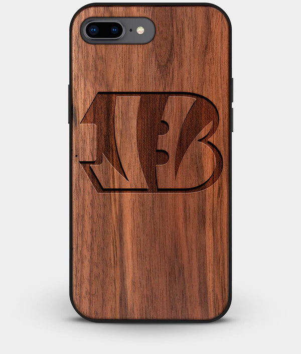 Best Custom Engraved Walnut Wood Cincinnati Bengals iPhone 7 Plus Case - Engraved In Nature