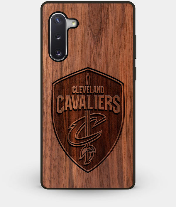 Best Custom Engraved Walnut Wood Cleveland Cavaliers Note 10 Case - Engraved In Nature